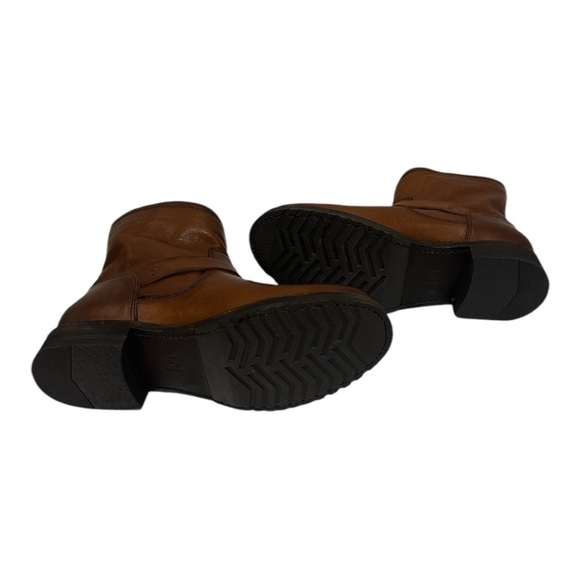 Frye Veronica Brown Leather Ankle Bootie Size 8.5 - Picture 7 of 14